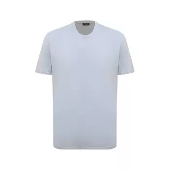 Футболка из шелка и хлопка Kiton