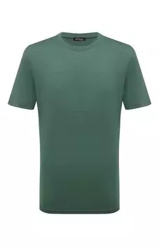 Футболка из шелка и хлопка Kiton