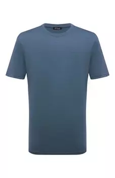 Футболка из шелка и хлопка Kiton