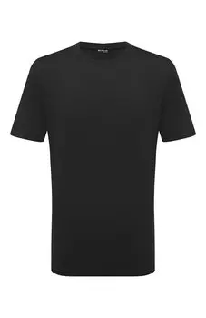 Футболка из шелка и хлопка Kiton