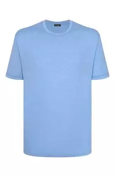 Футболка из шелка и хлопка Kiton