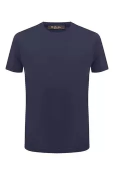 Футболка из шелка и хлопка Loro Piana