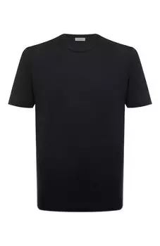 Футболка из шелка и хлопка Paul&Shark