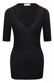 Футболка из шерсти и шелка Hanro