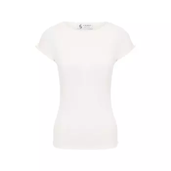 Футболка из смеси льна и хлопка Il Borgo Cashmere