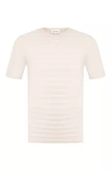 Футболка из смеси льна и шелка Brioni