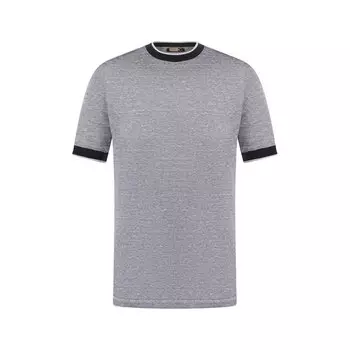 Футболка из смеси льна и шелка Zilli