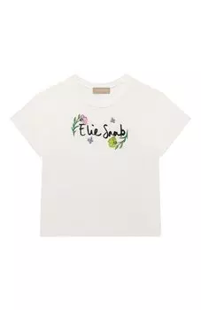 Футболка из вискозы Elie Saab junior