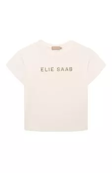 Футболка из вискозы Elie Saab junior