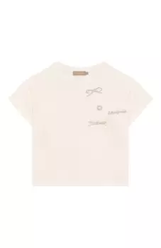 Футболка из вискозы Elie Saab junior