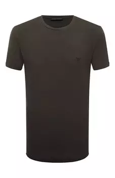 Футболка из вискозы Emporio Armani