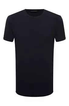 Футболка из вискозы Emporio Armani