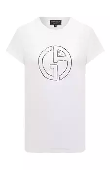 Футболка из вискозы Giorgio Armani
