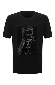 Футболка из вискозы Giorgio Armani