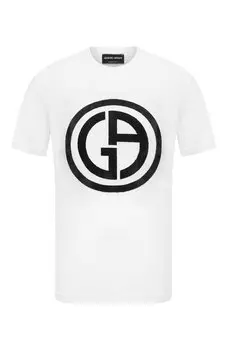 Футболка из вискозы Giorgio Armani