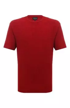 Футболка из вискозы и кашемира Giorgio Armani