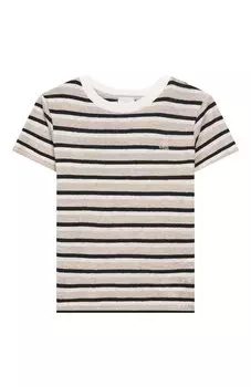 Футболка из вискозы и льна Eleventy