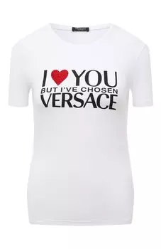 Футболка из вискозы Versace