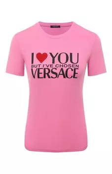 Футболка из вискозы Versace