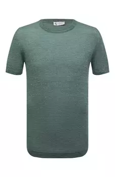 Футболка изо льна и шелка Il Borgo Cashmere