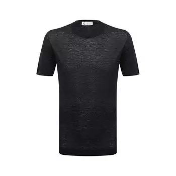 Футболка изо льна и шелка Il Borgo Cashmere