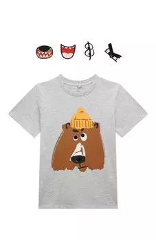 Футболка с наклейками Stella McCartney