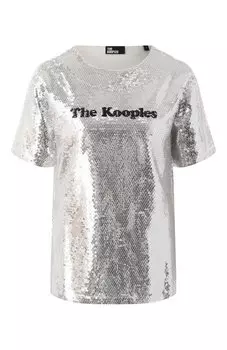 Футболка с отделкой пайетками The Kooples