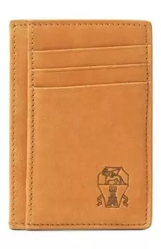 Футляр для кредитных карт из нубука Brunello Cucinelli