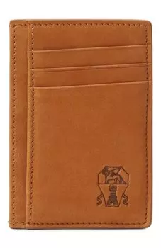 Футляр для кредитных карт из нубука Brunello Cucinelli