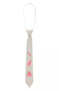 Галстук из хлопка и льна MIDGARD PARIS