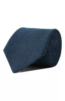 Галстук из шелка и хлопка Canali