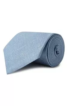 Галстук из шелка и хлопка Giampaolo