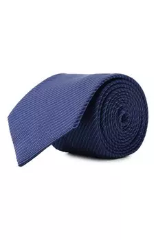 Галстук из шелка и хлопка Giorgio Armani