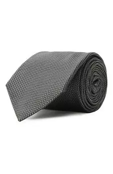 Галстук из шелка и хлопка Kiton