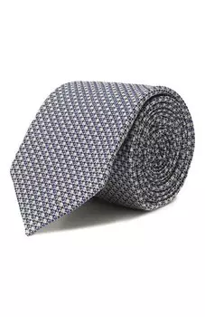 Галстук из шелка и хлопка Van Laack