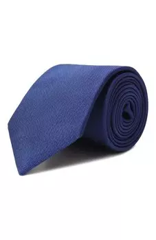 Галстук из шелка и хлопка Van Laack