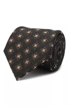 Галстук из шелка и шерсти Ermenegildo Zegna