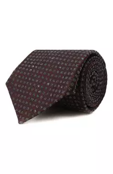 Галстук из шелка и шерсти Kiton