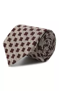 Галстук из шерсти и шелка Kiton