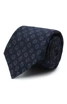 Галстук из шерсти и шелка Kiton