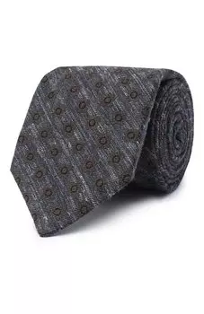 Галстук из шерсти и шелка Kiton