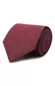 Галстук изо льна и шелка Brioni