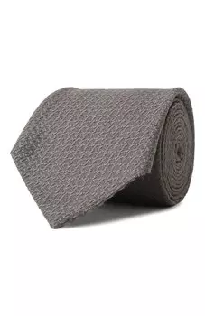 Галстук изо льна и шелка Canali