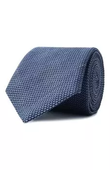 Галстук изо льна и шелка Canali