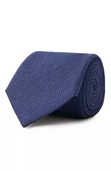 Галстук изо льна и шелка Canali