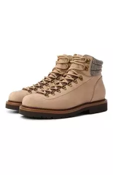 Хайкеры из нубука Brunello Cucinelli