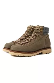Хайкеры Mountain из нубука Brunello Cucinelli