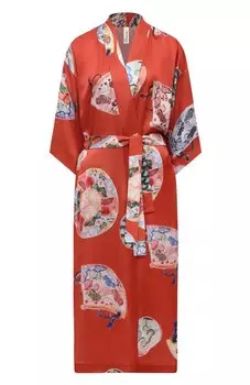 Халат из хлопка и шелка Any Wowzers