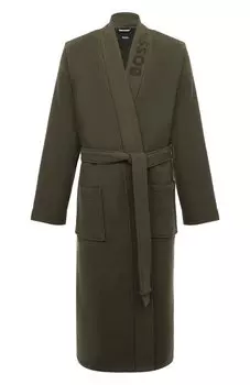 Халат из хлопка и вискозы BOSS