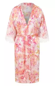 Халат из вискозы и шелка Lise Charmel